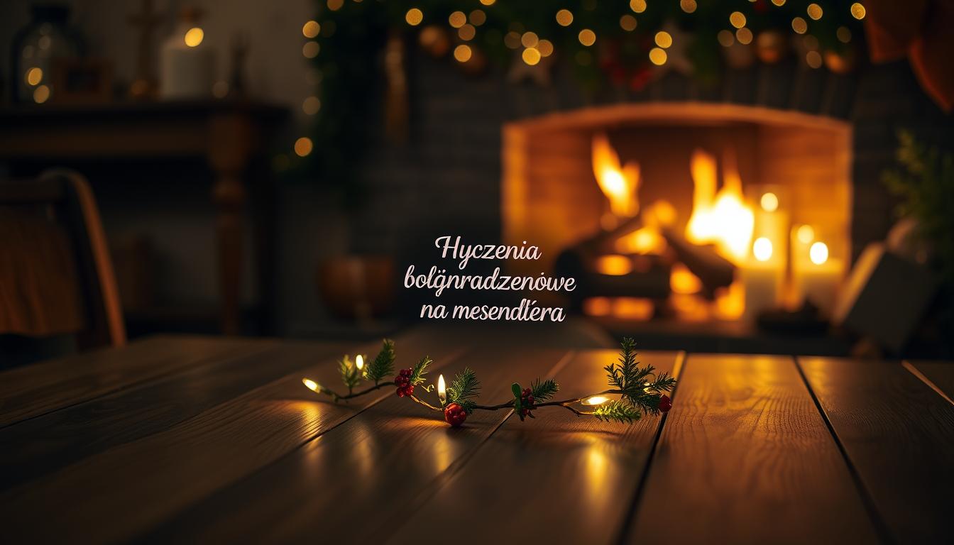 Życzenia bożonarodzeniowe na mesendżera